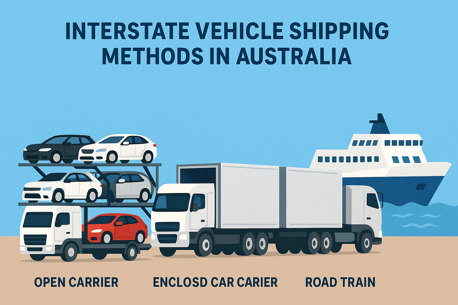 Interstate Vehicle Shipping Methods in Australia
